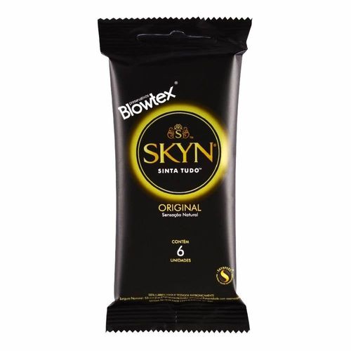 Preservativo Blowtex Skyn Original com 6 Unidades
