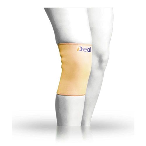 Joelheira Elástica Ideal Preta Média com 1 Unidade