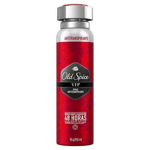 Old Spice Aerossol Desodorante Masculino Antitranspirante Vip 150ml