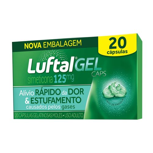 Luftal 125mg com 20 Cápsulas Gelatinosas Moles