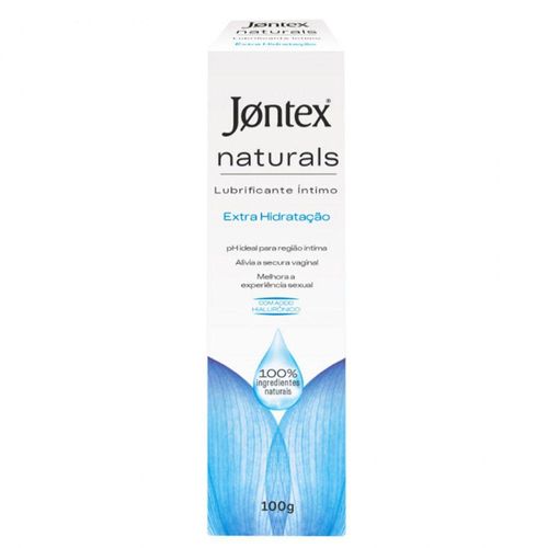 Lubrificante Íntimo Jontex Naturals Extra Hidratação 100g