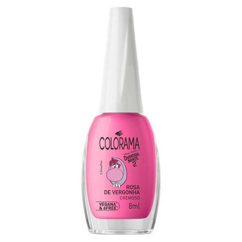 Esmalte Colorama Cremoso Coleção Divertidamente 2 Rosa de Vergonha 8ml