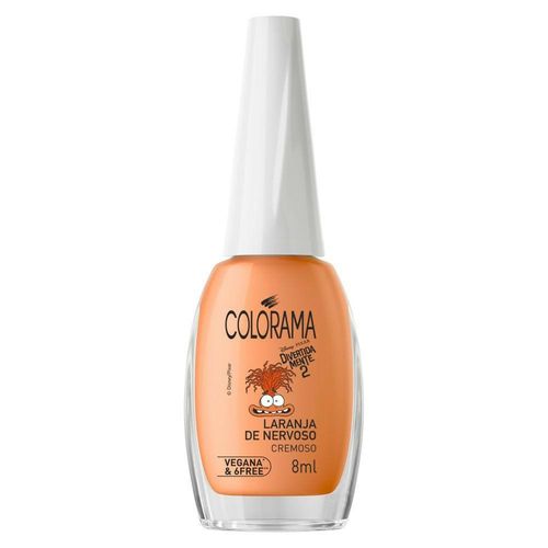 Esmalte Colorama Cremoso Coleção Divertidamente 2 Laranja de Nervoso 8ml