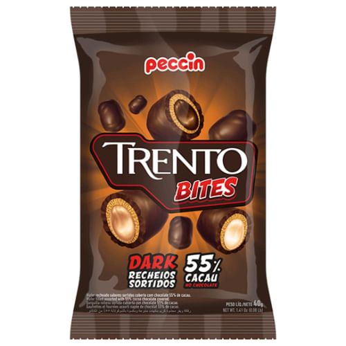 Dark Chocolate 55% Cacau Trento Bites 40g