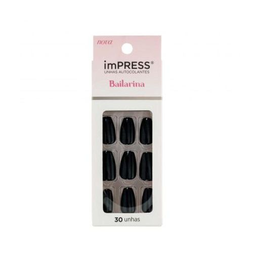 Unhas Autocolantes Bailarina Cor Lacy Kiss New York com 30 Unidades