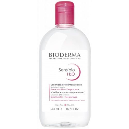 Água Micelar Dermatológica Calmante Sensibio H2O Bioderma 500ml