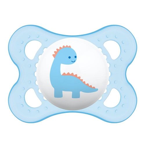 Chupeta MAM Original Trends com Bico de Silicone SkinSoft Tamanho 1 Azul com 1 Unidade