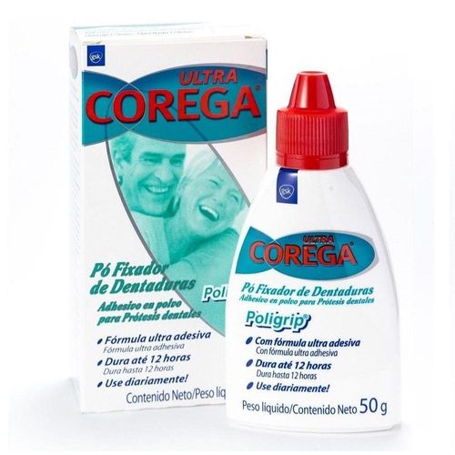 Fixador de Dentadura Ultra Corega Pó 50g