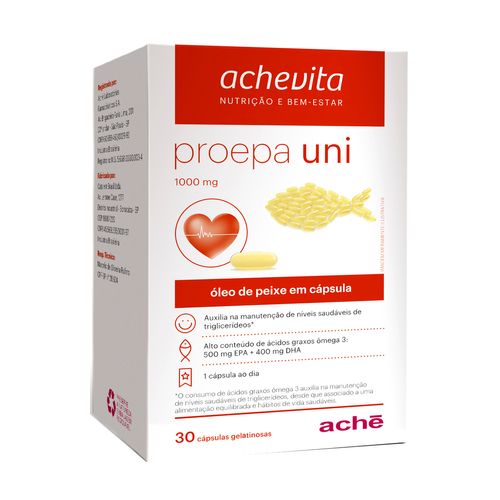 Ômega 3 1000mg Proepa Uni com 30 Cápsulas Gelatinosas