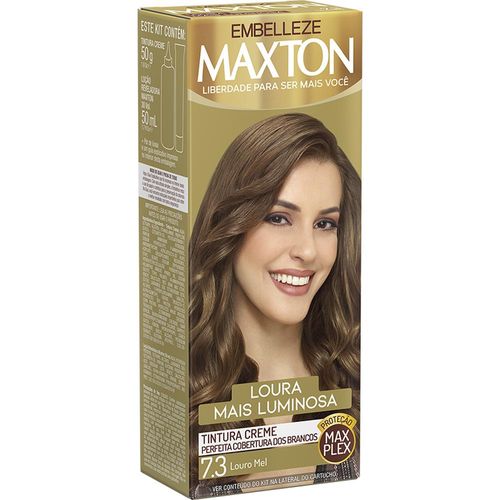 Coloração Maxton N° 7.3 Louro Mel com 1 Unidade