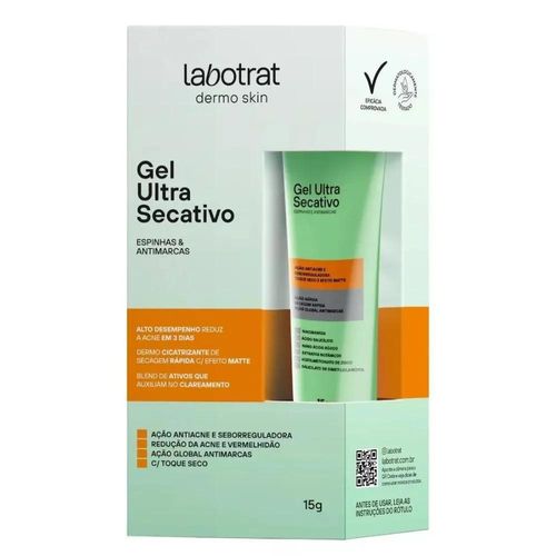 Labotrat Gel Facial Ultra Secativo Espinhas e Antimarcas 15g