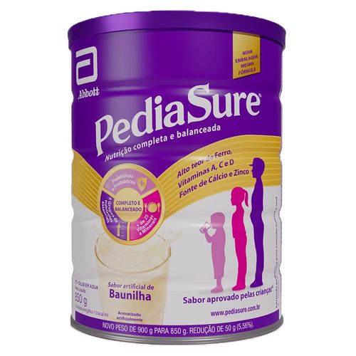 Suplemento Alimentar Infantil em Pó Pediasure Sabor Baunilha 850g