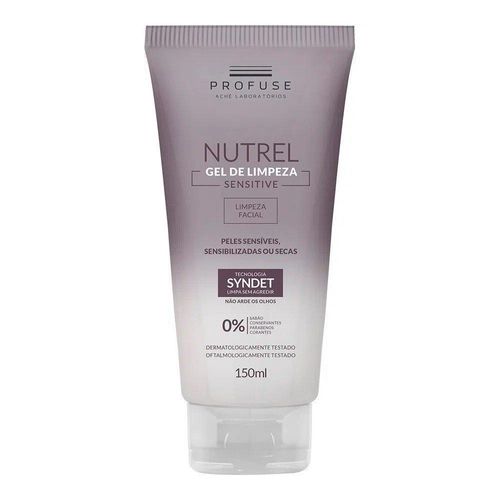 Gel de Limpeza Facial Nutrel Sensitive Profuse 150ml