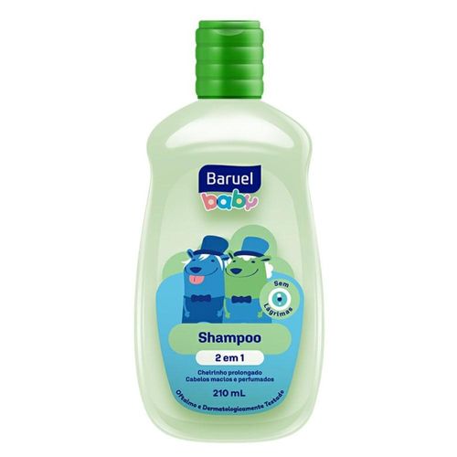 Shampoo Infantil Baruel Baby 2 em 1 210ml