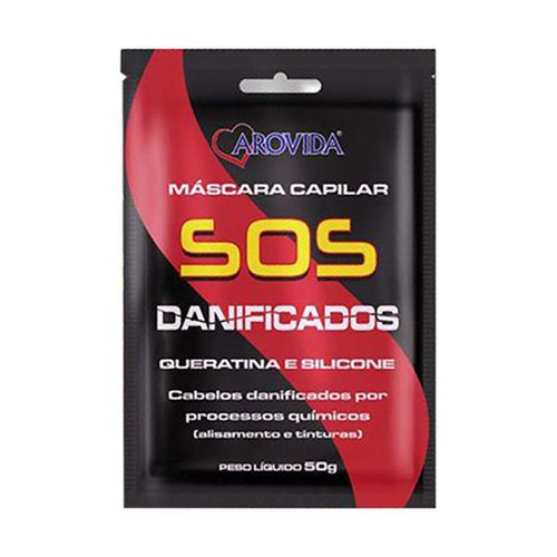 Sachê Máscara Capilar Arovida S.O.S Danificados 50g