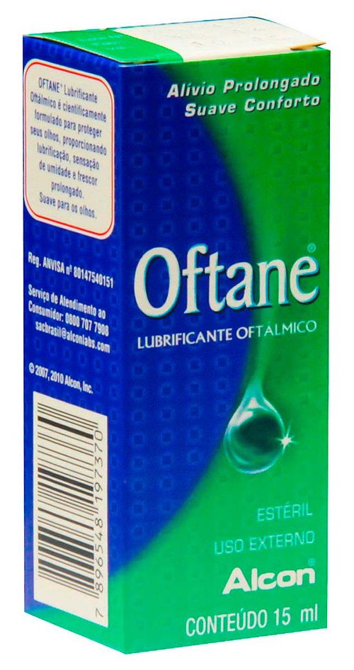Oftane Solução para Uso Oftálmico Frasco Gotejador 15ml
