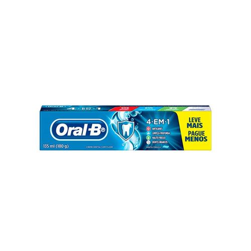 Creme Dental Oral B 4 em 1 180g