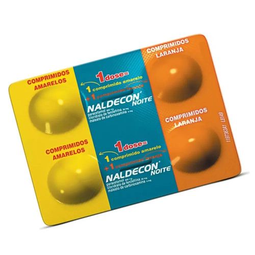 Naldecon Noite com 4 Comprimidos