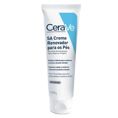 Creme Renovador para Os Pés CeraVe Sem Perfume 88g