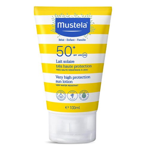 Protetor Solar Mustela Infantil e Adulto Rosto e Corpo FPS50 100ml