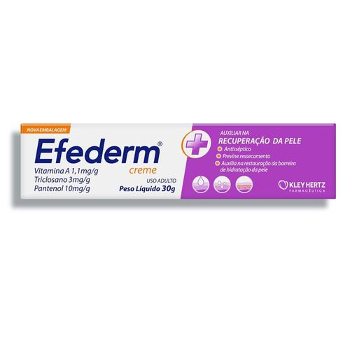 Efederm Creme de Uso Dermatológico Bisnaga 30g