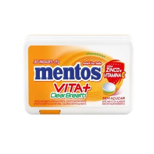 Mentos Clear Breath Vita+ Orangemint 21g