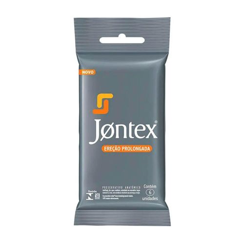 Camisinha Jontex Marathon Ereção Prolongada com 6 Unidades
