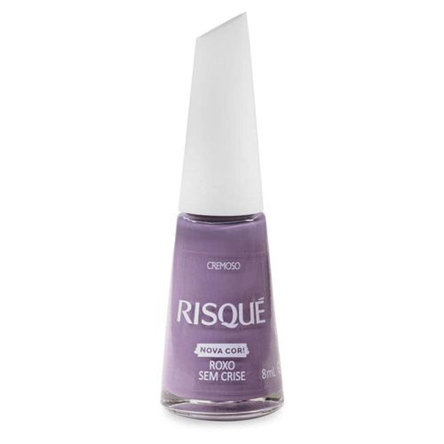 Esmalte Cremoso Risqué Roxo Sem Crise 8ml