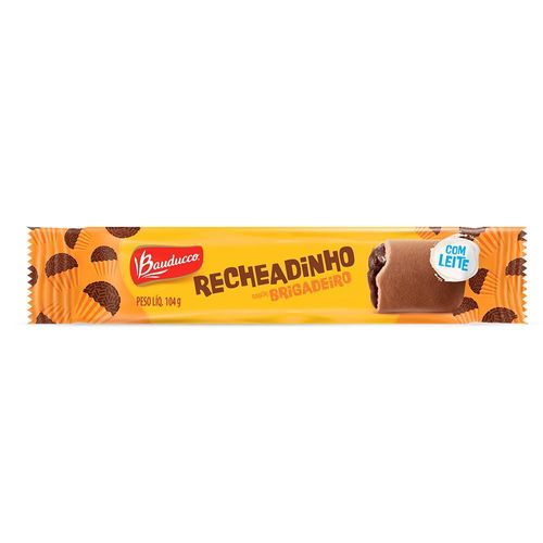 Biscoito Bauducco Recheado Sabor Brigadeiro 104g
