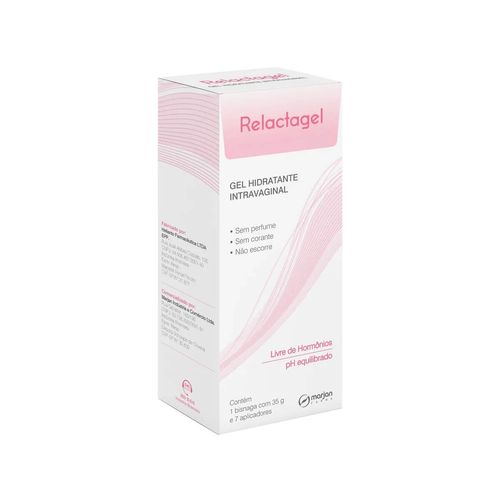 Gel Hidratante Intravaginal Relactagel com 7 Aplicadores 35g