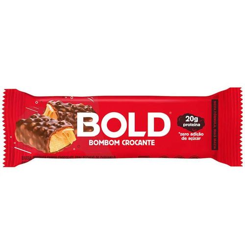 Barra De Proteína Bold Snacks Bold Bombom Crocante 60g
