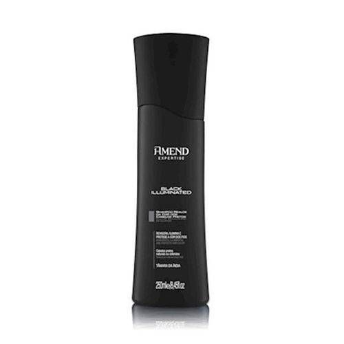 Shampoo Amend Black Illuminated Realce da Cor Preto 250ml