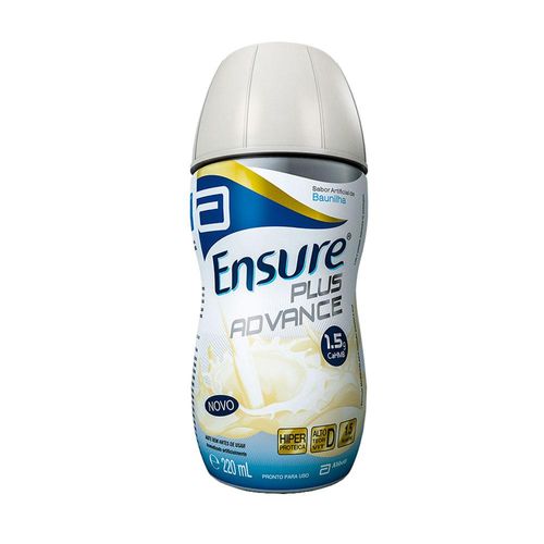 Suplemento Nutricional Ensure Plus Advance Sabor Baunilha 220ml