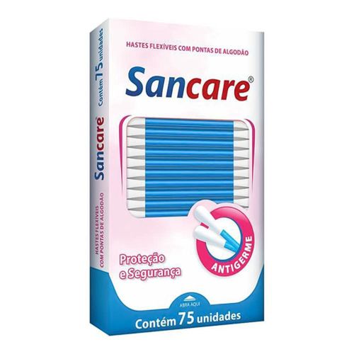 Hastes Flexiveis Sancare com 75 Unidades