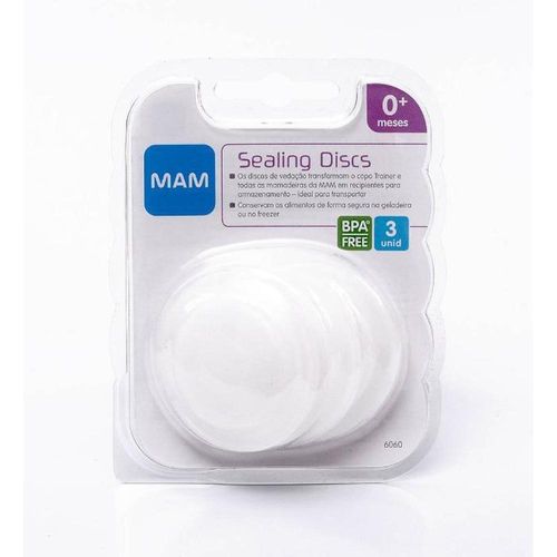 Mam Discos de Vedação para Mamadeira com 3 Unidades
