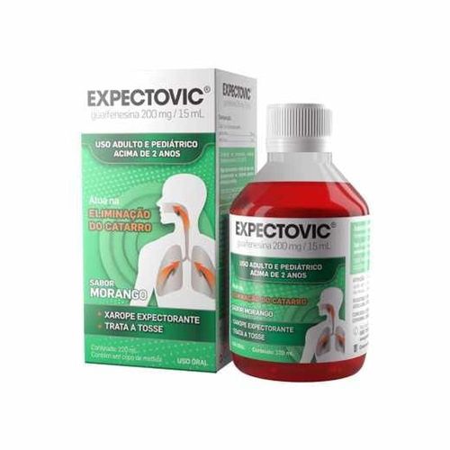 Expectovic 13,33mg/ml Xarope Frasco 120ml