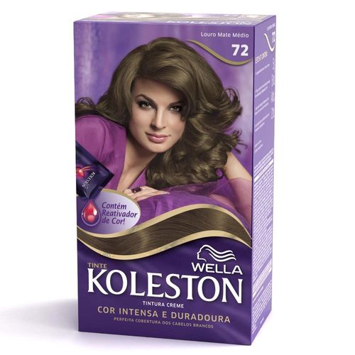 Tintura Creme Permanente Koleston Cor Nº 72 Louro Mate Médio com 1 Unidade
