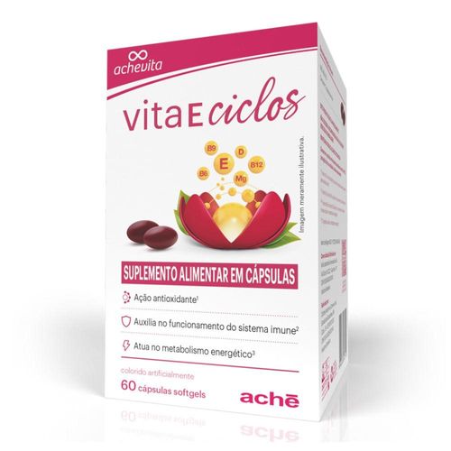 Vita E Ciclos com 60 Cápsulas