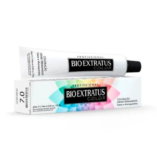 Coloração Capilar Color Louro Médio Cor Nº 7.0 Bio Extratus 60ml