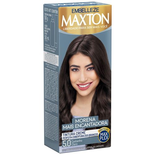 Coloração Maxton Nº 5.0 Castanho Claro com 1 Unidade