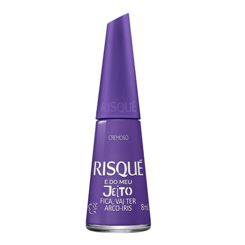 Esmalte Risqué Cremoso É do Meu Jeito Fica, Vai Ter Arco-Íris 8ml