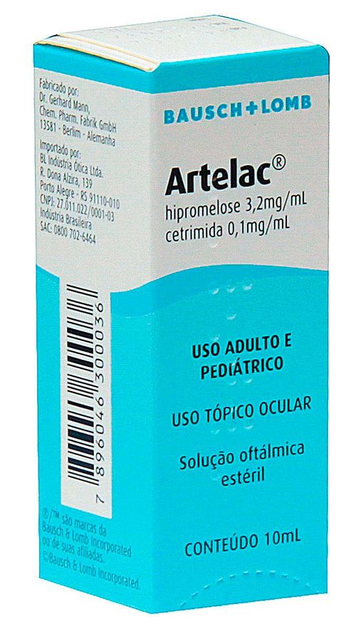 Artelac 3,2mg/ml + 0,1mg/ml Suspensão de Uso Oftálmico Frasco Gotejador 10ml