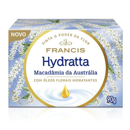 Sabonete em Barra Vegetal Francis Hydratta Macadâmia da Austrália 90g