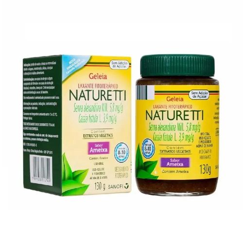 Naturetti 5,8mg/g + 3,9mg/g Geléia de Uso Oral 130g