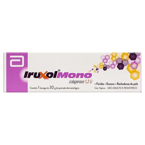 Iruxol Mono 1,2U/g Pomada de Uso Dermatológico Bisnaga 30g