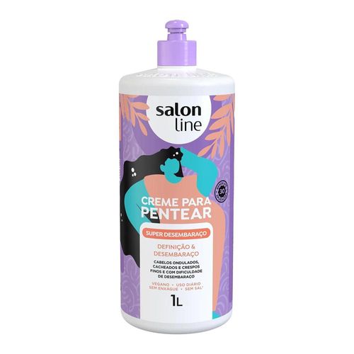 Salon Line Creme para Pentear Super Desembaraco 1L
