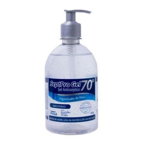 Álcool em Gel Antisseptico 70º SeptPro 440g