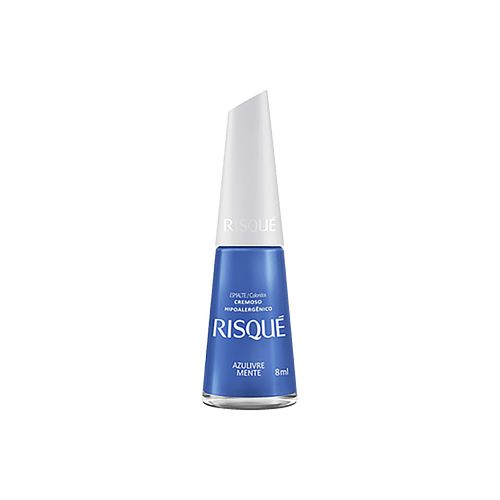 Esmalte Cremoso Risqué Azulivre Mente 8ml