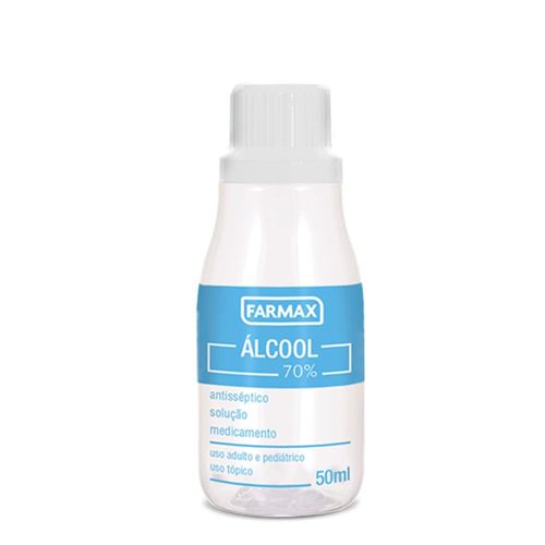 Álcool Antisséptico 70% Farmax 50ml