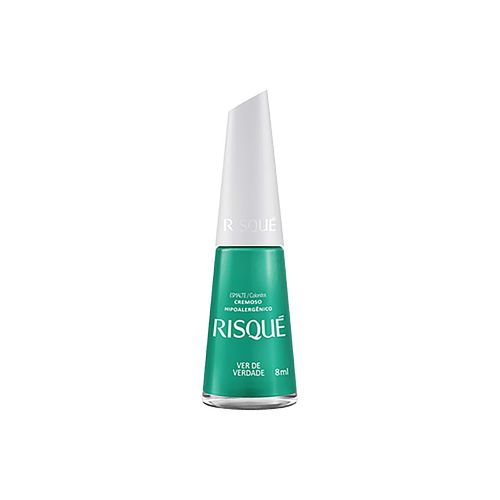 Esmalte Cremoso Risqué Ver de Verdade 8ml